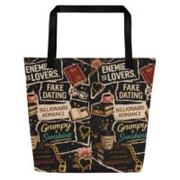 Enemies to Lovers & Grumpy Sunshine Bookish Tote Bag