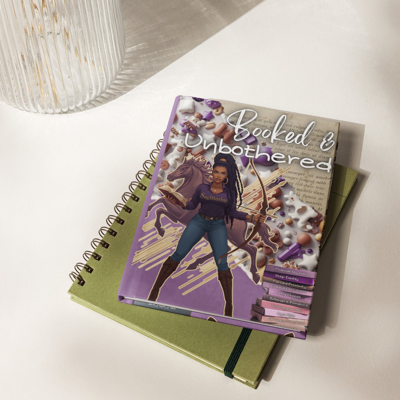 hardcover-journal-matte-white-8x5.75-front-6a03b19f00129.jpg Sagittarius Kindle Insert Zodiac Hardcover Journal