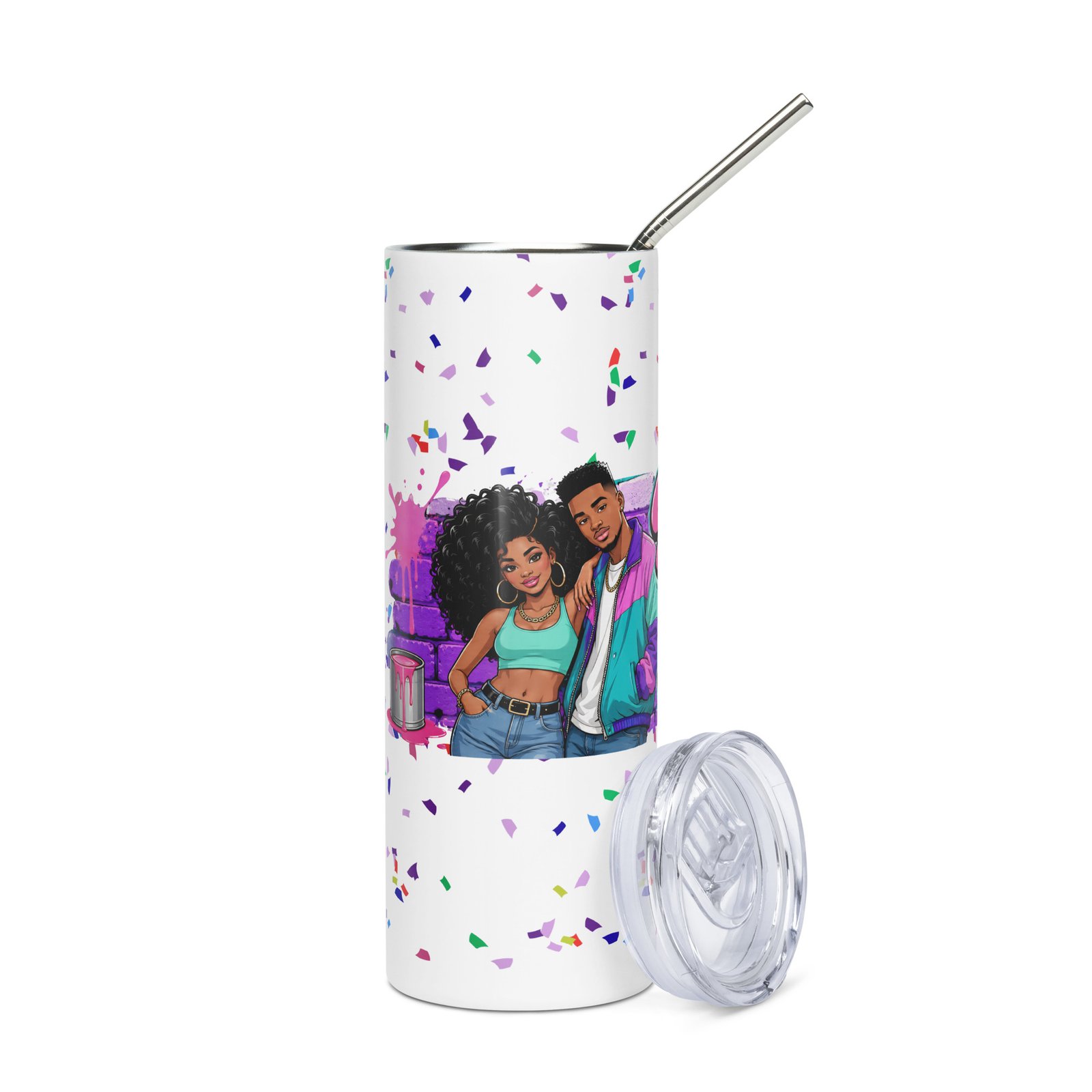 stainless-steel-tumbler-white-right-6a4afa3a90fa5 90’s Love Just Hit Different Stainless Steel Tumbler - Image 6
