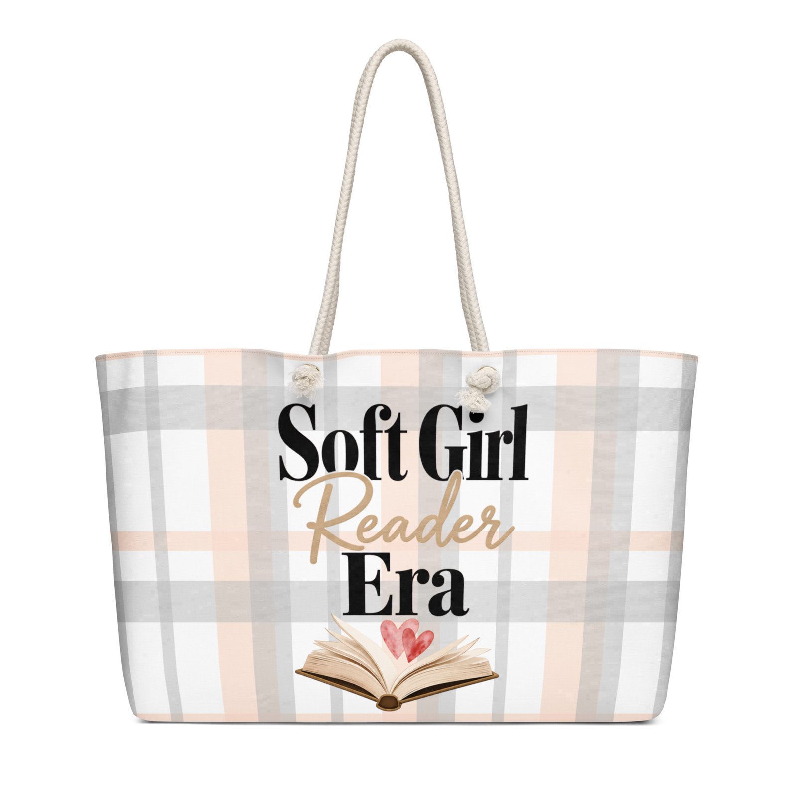 weekender-bag-white-24x13-back-6a176a7356bdd.jpg Soft Girl Era Oversized Weekender Bag - Image 5