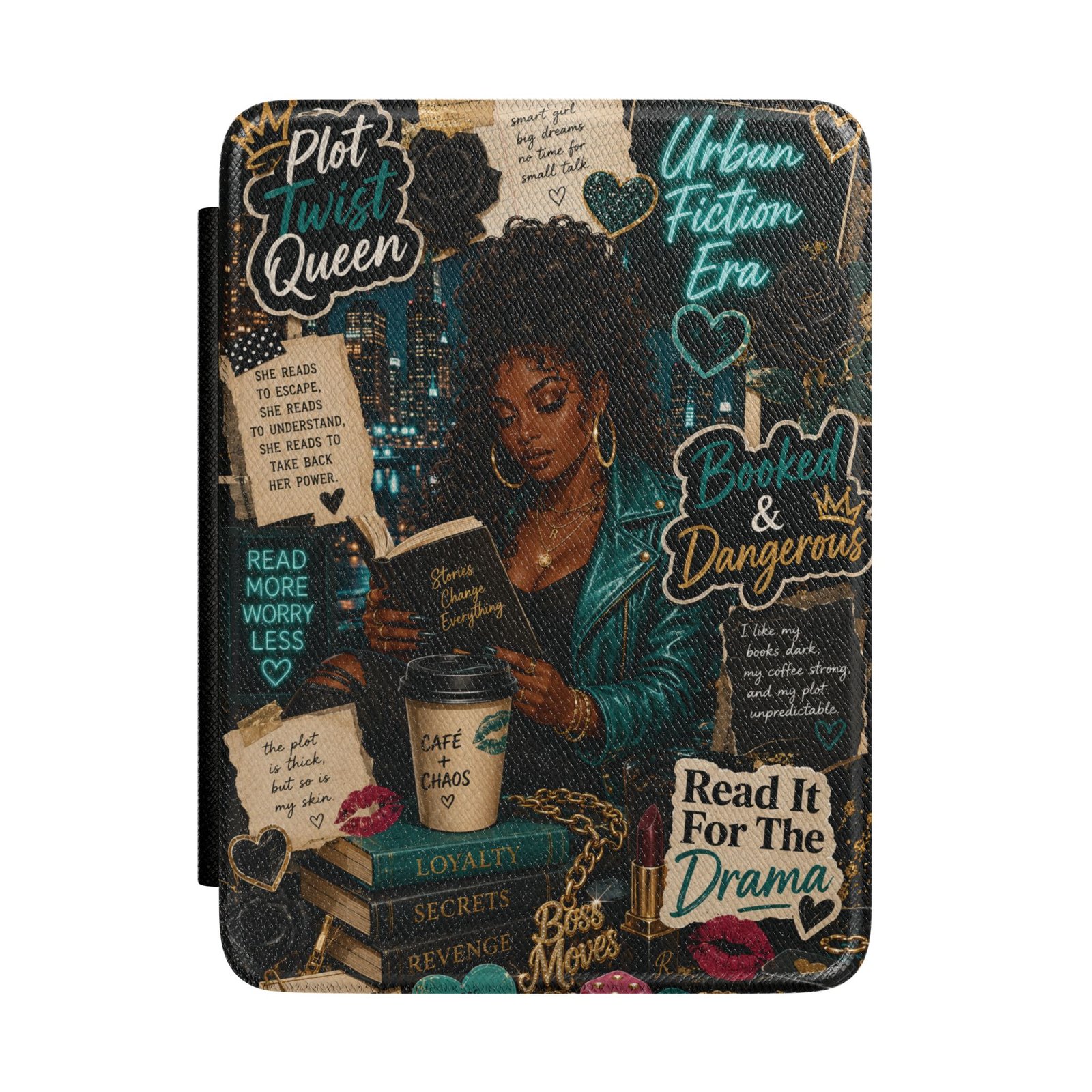 13028039186751123899_2048_custom.jpeg Urban Fiction Era Kindle Case | Plot Twist Queen E-Reader Case