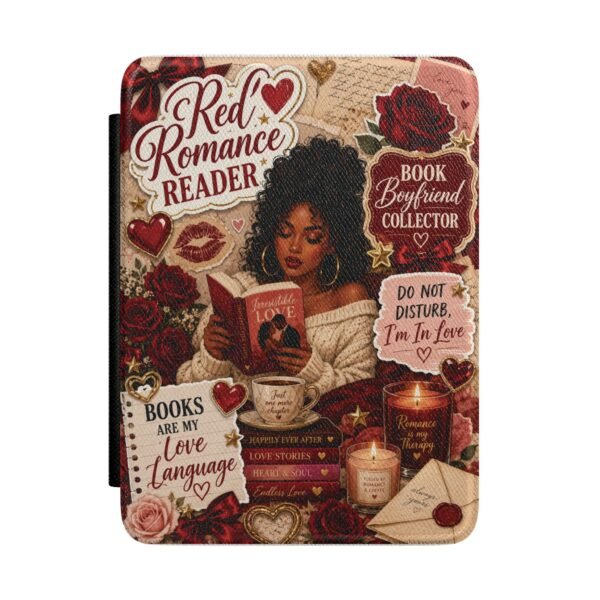 Red Romance Reader E-Reader Case | Book Boyfriend Collector Case