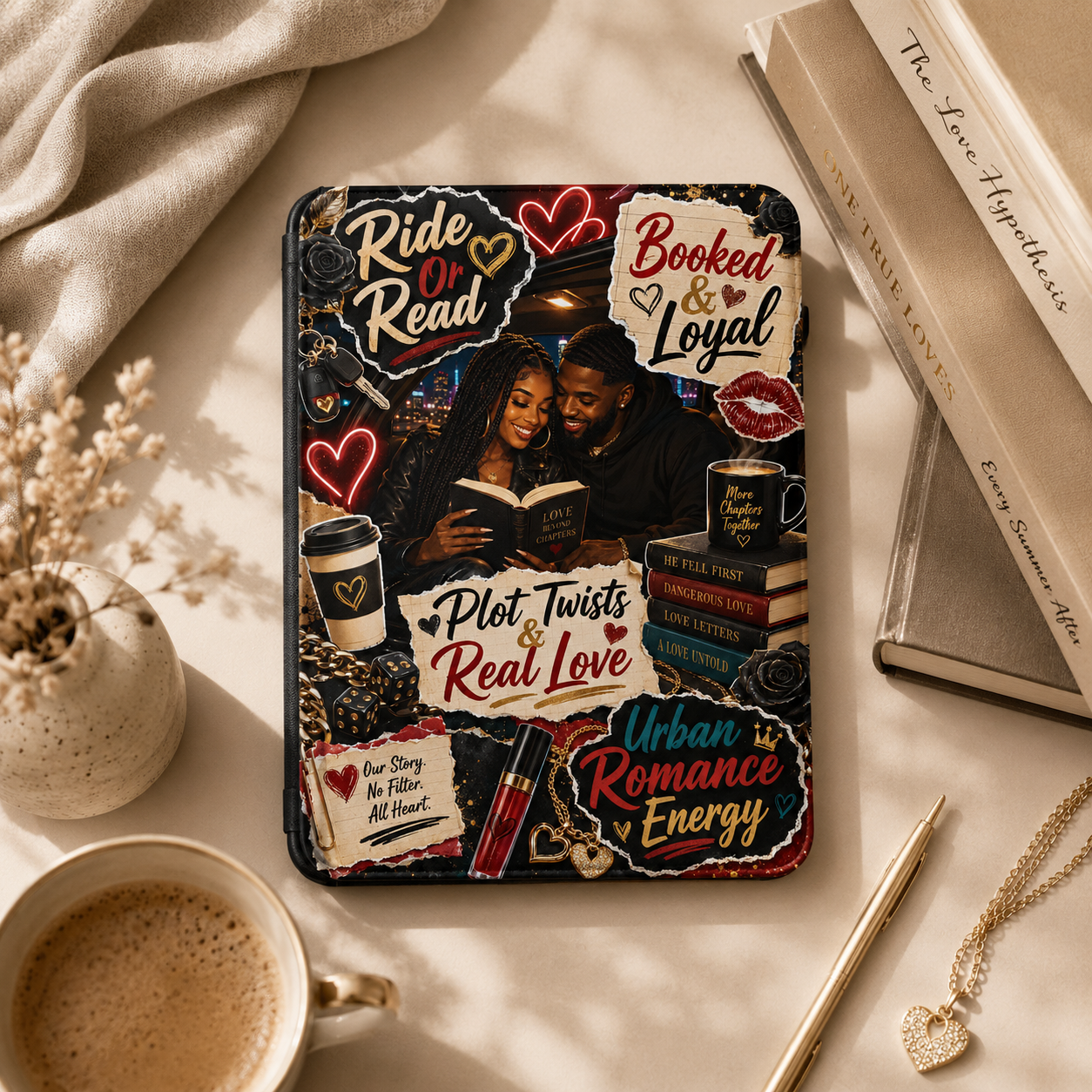 ChatGPT Image May 27, 2026, 06_09_07 PM City Love Plot Twist E-Reader Case | Urban Fiction Couple Case - Image 5