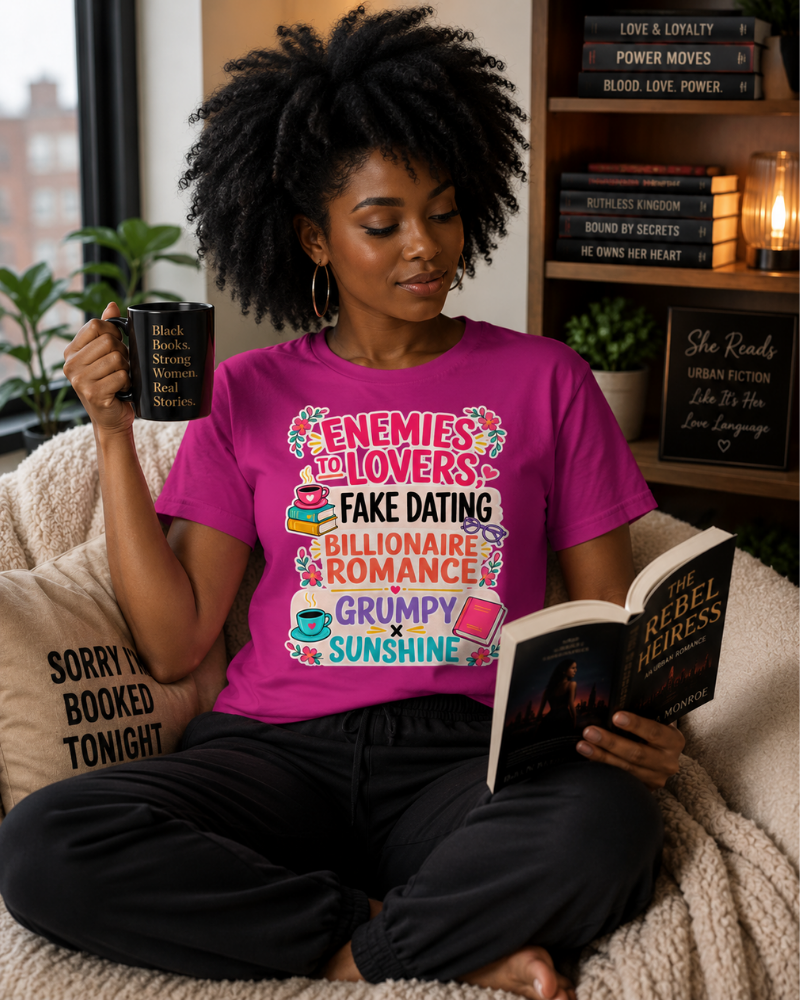 Mockup Photos (4) Romance Trope Lover Graphic Tee - Image 5