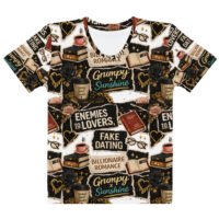 Romance Tropes Cotton Crew Neck T-Shirt