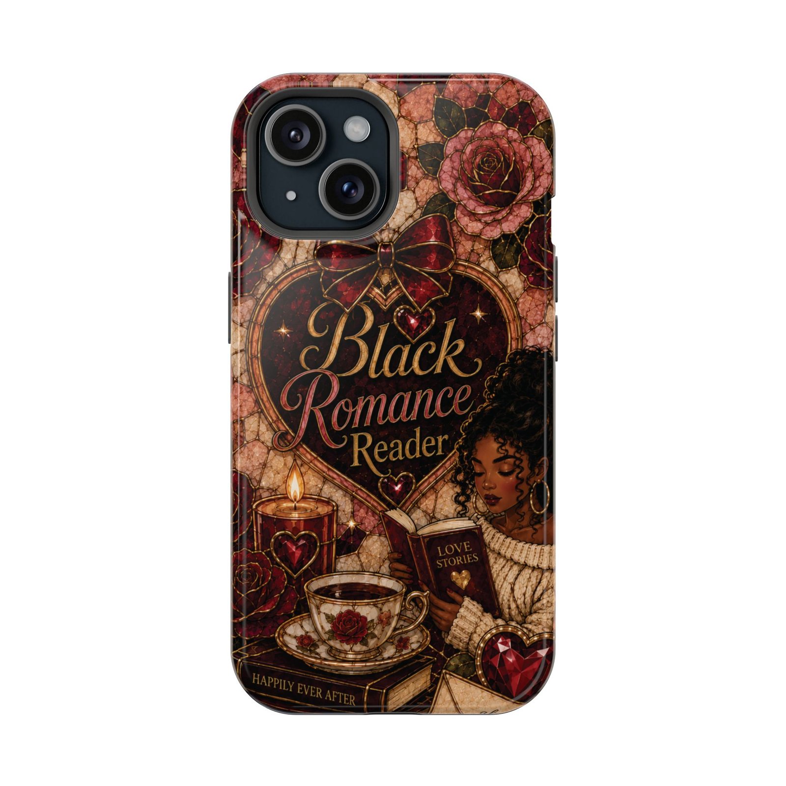 11760168130304112230_2048.jpeg Black Romance Reader Classic Stained Glass Solid Phone Case