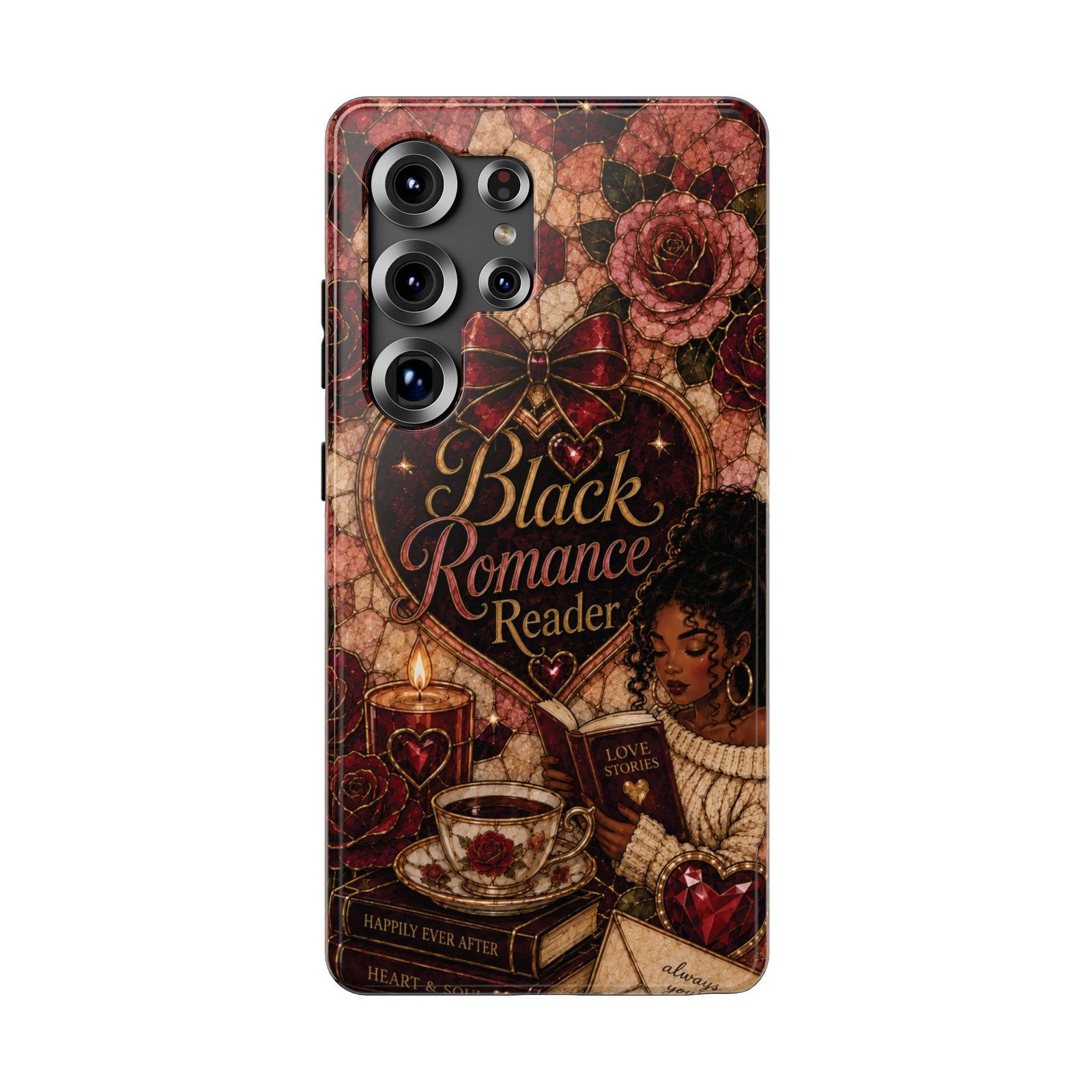 14428034196335987378_2048.jpeg Black Romance Reader Classic Stained Glass Solid Phone Case - Image 6