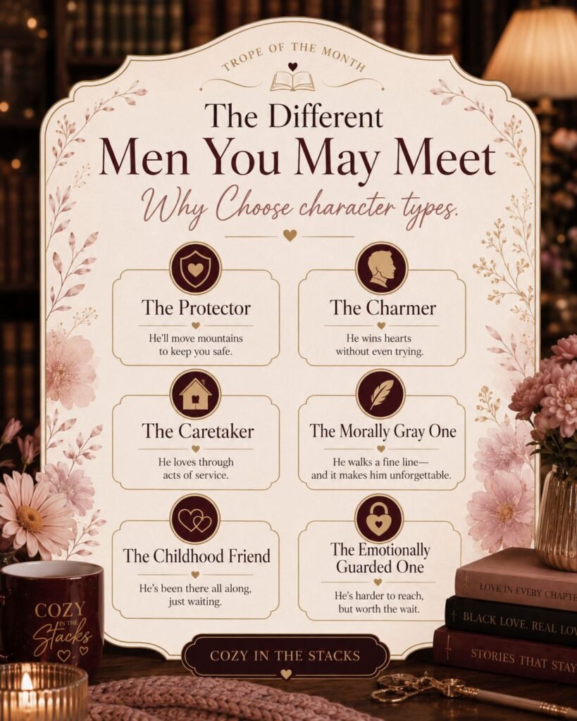 Why Choose One? Let’s Talk About Why Choose Romance in Black Romance and Urban Fiction Comparison graphic showing that a love triangle ends with the woman choosing one partner, while Why Choose includes multiple love interests in the final relationship.